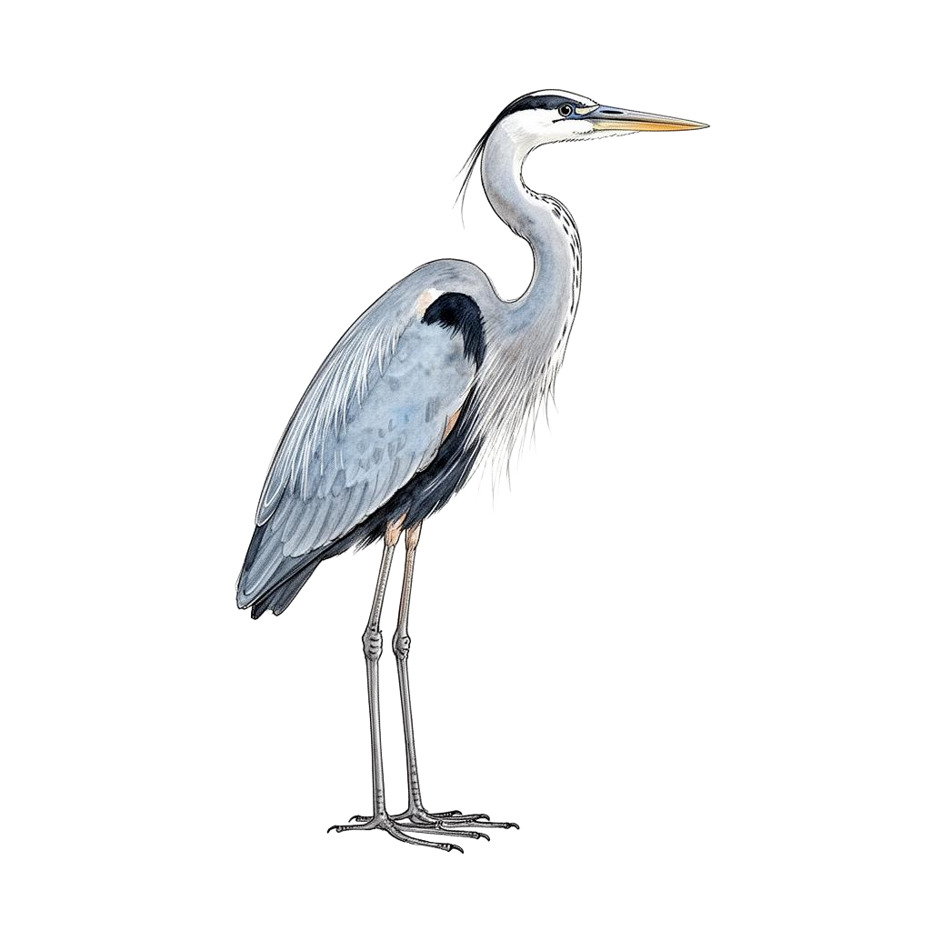 Blue Heron By The Sea